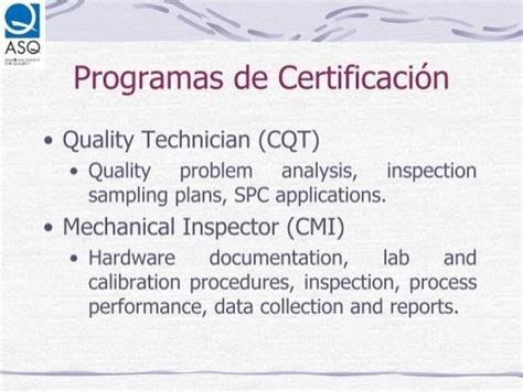 Programas De Certificaci