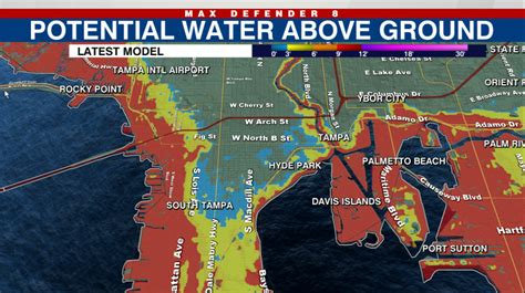 Surge Potentials How Much Water Your Neighborhood Could See During Hurricane Milton Snn News