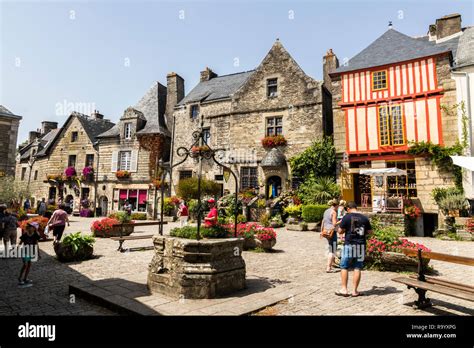 Rochefort En Terre France A Street Of Rochefort One Of The Most