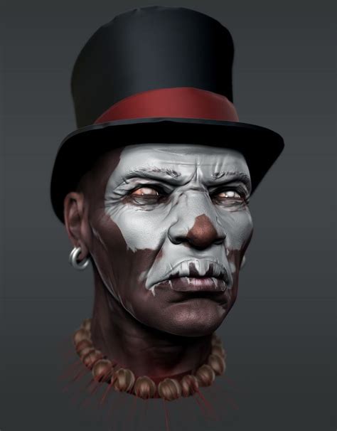 Baron Samedi, Ali Nasir | Baron samedi, Voodoo art, Voodoo halloween