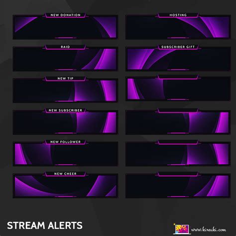 DexPixel Animated Twitch Overlays Alerts Youtube Design Twitch