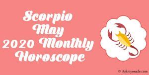 Scorpio Monthly Horoscope For May Scorpio Horoscope