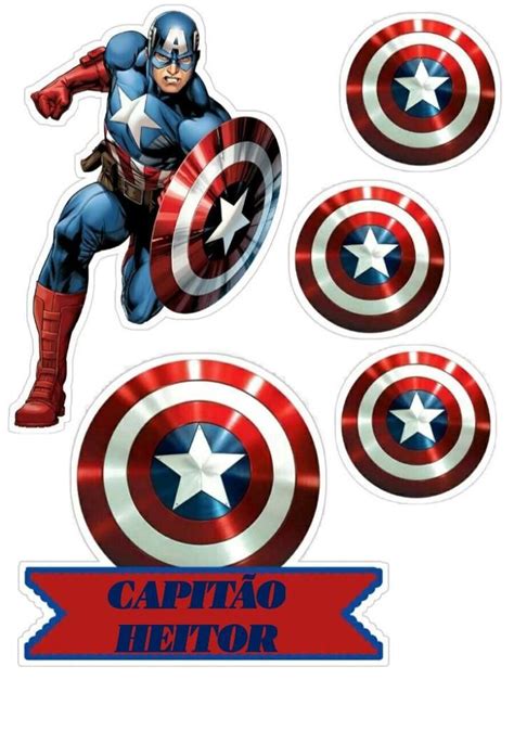 CAPITÃO HEITOR Capitão america Decoração capitão américa Capitão