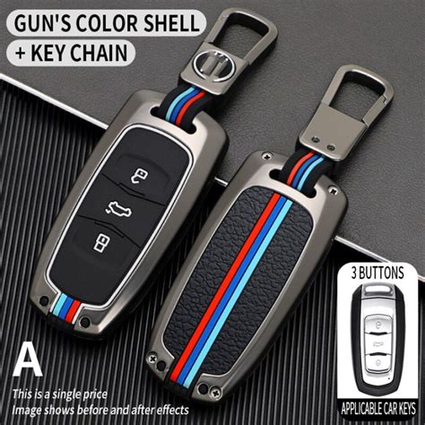 KLNU Zinc Alloy Silicone Car Key Case Key Cover For Proton X70 With