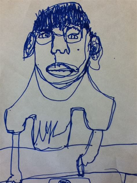 Continuous Line Self Portraits Gateway Art