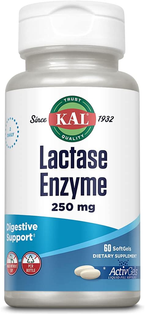 Amazon Piping Rock Fast Acting Dairy Relief Lactase Enzyme 60