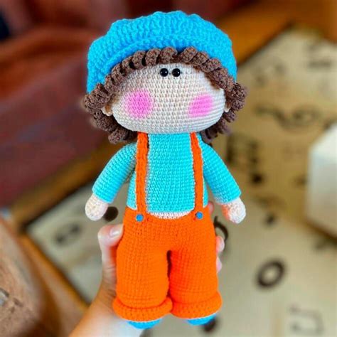 Patr N Gratis Ni O Gilbert Juguete Amigurumi Paso A Paso Crochetisimo