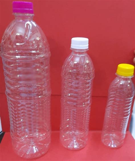 Ml Screw Cap Pet Plastic Bottle Use For Storage Juice At Best