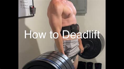 How To Deadlift Tutorial 5 Simple Steps Youtube