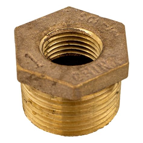 Bronze Threaded Bushing 1 Male Pipe Thread 12 Female