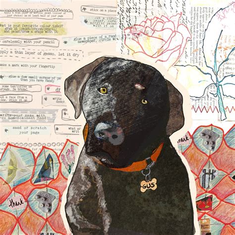 Dog Collage Portraits – Priscilla Read – Art Journey