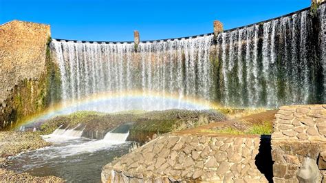 Lake Heritage Waterfall in the city Krugersdorp