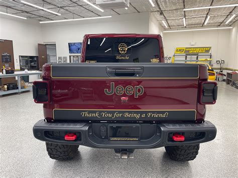 Jeep Gladiator Two Bar” Tailgate Graphics 20 Underground Graphics