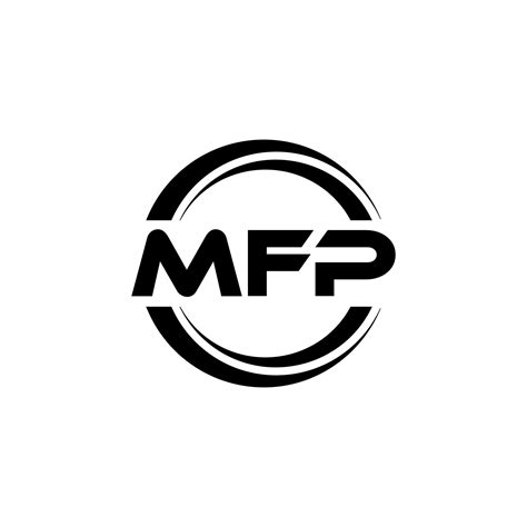 MFP letter logo design in illustration. Vector logo, calligraphy ...