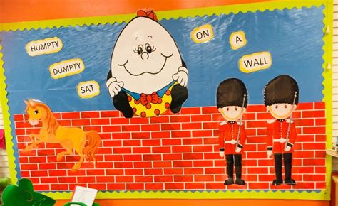 Pin By Spenny On Humpty Dumpty Wall Display Nursery Rhyme Theme