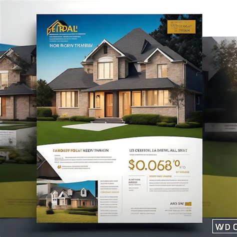 Premium Ai Image Real Estate Business Flyer Template Property Sale