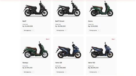 Harga Motor Honda Terbaru Bulan Agustus Honda Scoopy Rp Juta