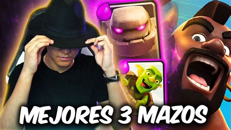 LOS 3 MEJORES MAZOS DE CLASH ROYALE Temporada 30 Pro Decks Para