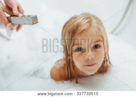 Cute Nude Kid Taking Image Photo Free Trial Bigstock