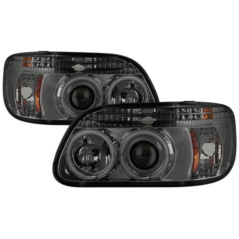 Spyder Ford Explorer 95 01 1PC Projector Headlights CCFL Halo