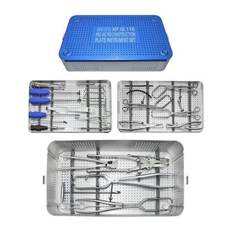 Pelvic Reconstruction Plate Instrument Set Siora Surgicals Pvt Ltd