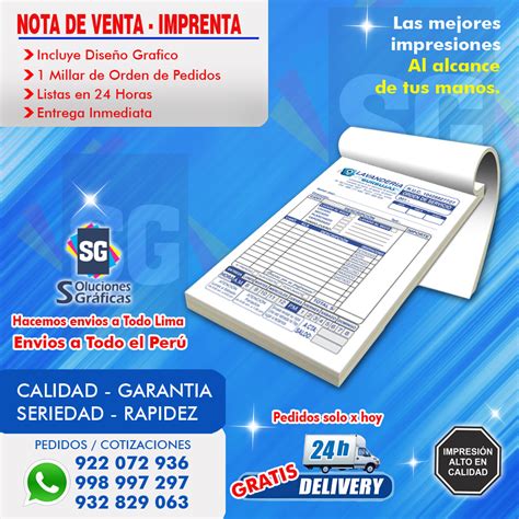 IMPRENTA PUNTO GRÁFICO TARJETAS BOLETAS CALENDARIOS NOTA DE VENTA