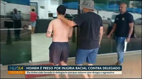 Homem é preso por injúria racial contra delegado da Polícia Civil do