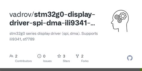 Github Vadrov Stm G Display Driver Spi Dma Ili St Stm G