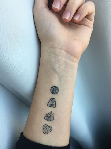 Experimenting With Avatar The Last Airbender Symbols Tattoo To Elevate