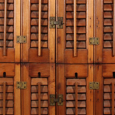 Outstanding Antique Interior Wood Shutters, Early 1900's NSHR3-RW For ...