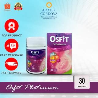 Jual Osfit Platinum Isi 30 Kapsul Multivitamin Menjaga Kesehatan