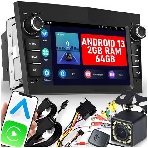 RADIO SAMOCHODOWE Do OPEL CARPLAY ANDROID 13 GPS WIFI FM ANDROID 2GB