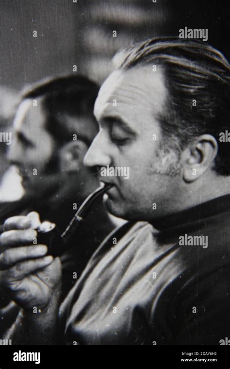 Fine S Vintage Black And White Photography Of A Smoker Smoking In