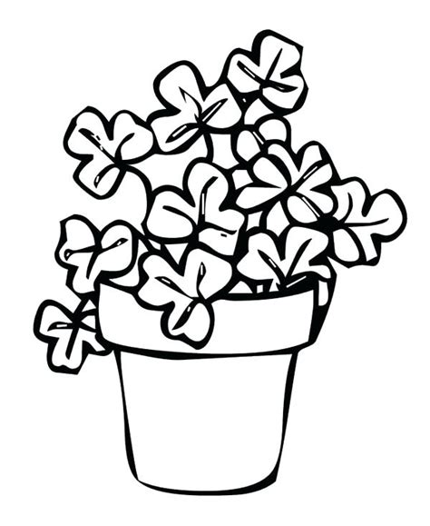 Three Leaf Clover Coloring Pages At Getcolorings Free Printable