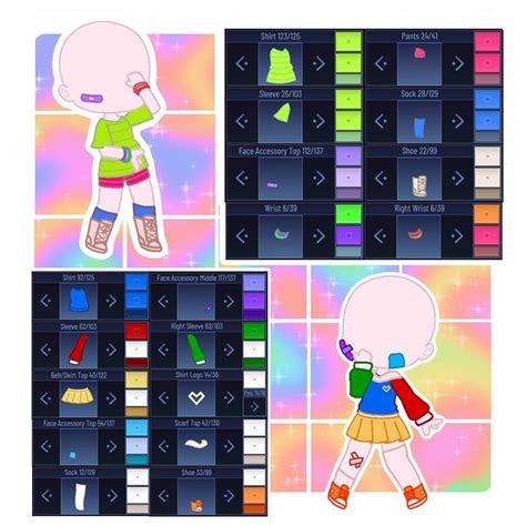 ︎𝐺𝑎𝑐ℎ𝑎 𝑜𝑢𝑡𝑓𝑖𝑡𝑠 ︎ On Instagram 🌿🧋☁️ Gacha Club Kidcore Outfits Can