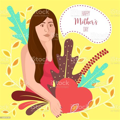 Happy Mothers Day Card Stock Illustration Download Image Now Adult