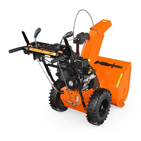 Ariens Deluxe 24 In 254 Cc Two Stage Self Propelled Gas Snow Blower With Push Button Electric