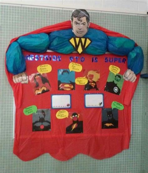 Superman Bulletin Board Superhero School Theme School Themes