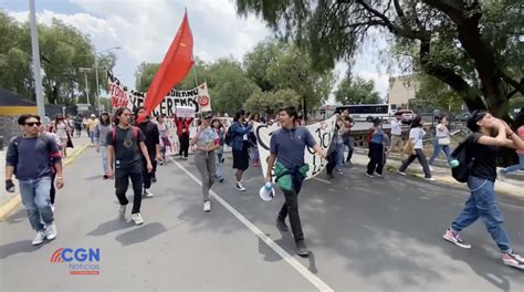 Nueva Jornada De Protestas Estudiantes De La Unam Marcharon En Ciudad