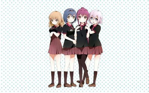 1920x1200 / yuru yuri anime anime girls sugiura ayano furutani himawari ...
