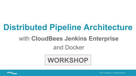 Distributed Docker Pipeline Architecture With Cloudbees Jenkins