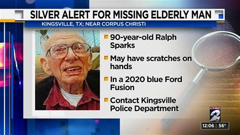 Silver Alert Issued For Missing Older Adult Man Youtube