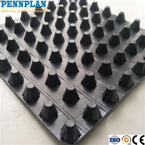 Eco Friendly Construction Waterproof Plastic Sheet Hdpe Drainage Board