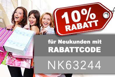 Rabatt für Neukunden