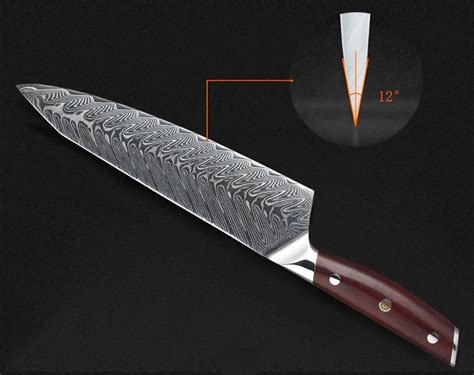 Pc Japanese Damascus Steel Kitchen Knife Set Knifewarehouse