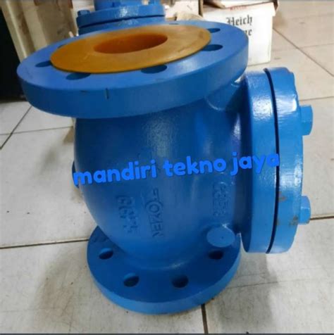 Jual Swing Check Valve Jis K Inch Tozen Cast Iron Flange K Di