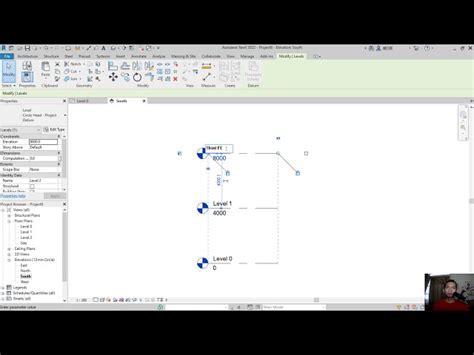 فیلم آموزشی Autodesk Revit چگونه سطوح را اضافه کنیم با زیرنویس فارسی فیلم های آموزش نرم