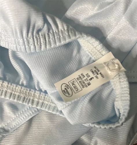 Vintage New Very Impressive Panties Blue Silky Bikini Panties Sz Second Skin EBay