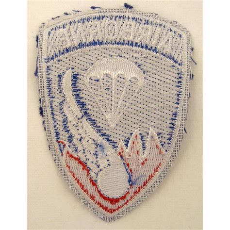 U.S. AAF AIRBORNE PATCH PARACHUTE WINGS AND FIRE