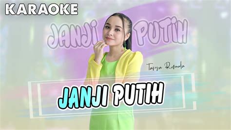 Janji Putih KARAOKE Nada Cewek YouTube